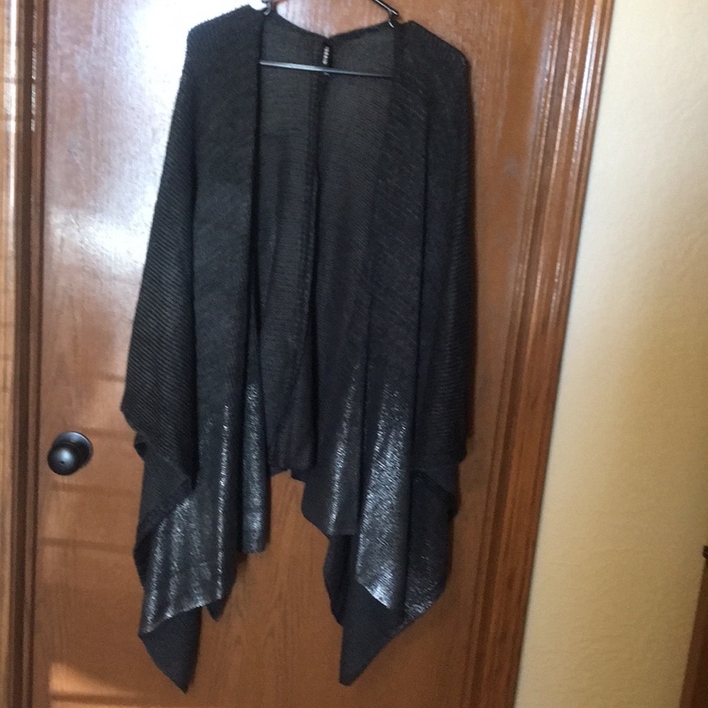 Torrid Brand Black/Silver Shawl